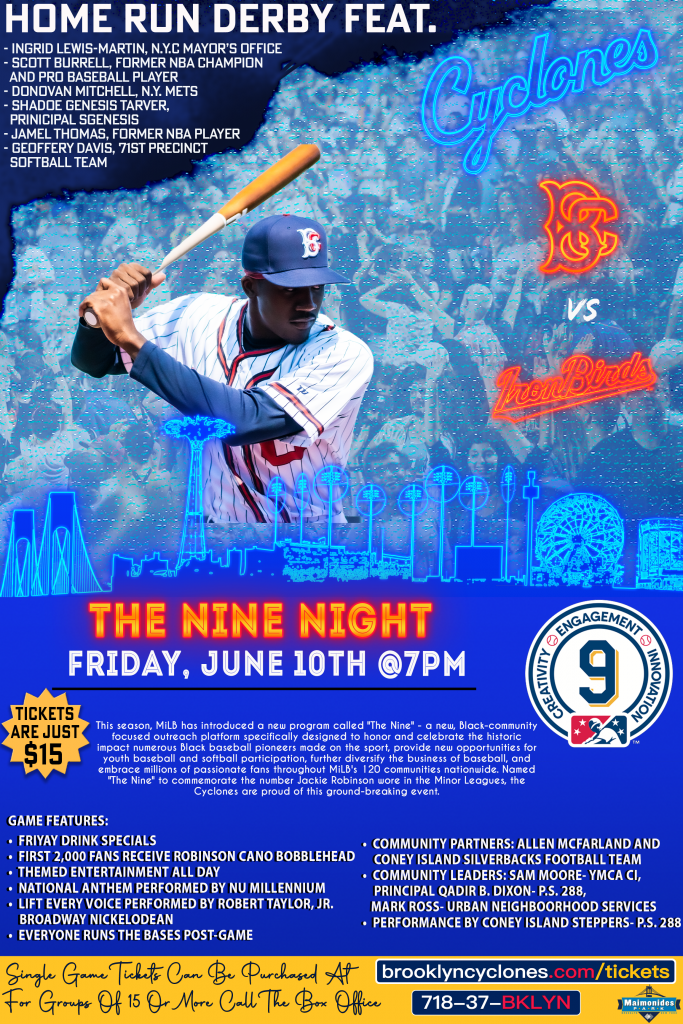 BROOKLYN CYCLONES Baseball Honor Geoffrey A. Davis, Founder JEDSVF
